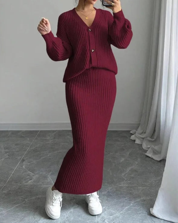 conjunto 2 piezas punto